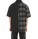 ランベルシオ(LANG VERSIO) 243 Unbalanced back zipper short sleeve shirt
