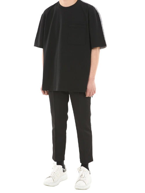 ランベルシオ(LANG VERSIO) 242 Unbalanced shirt short sleeve tee