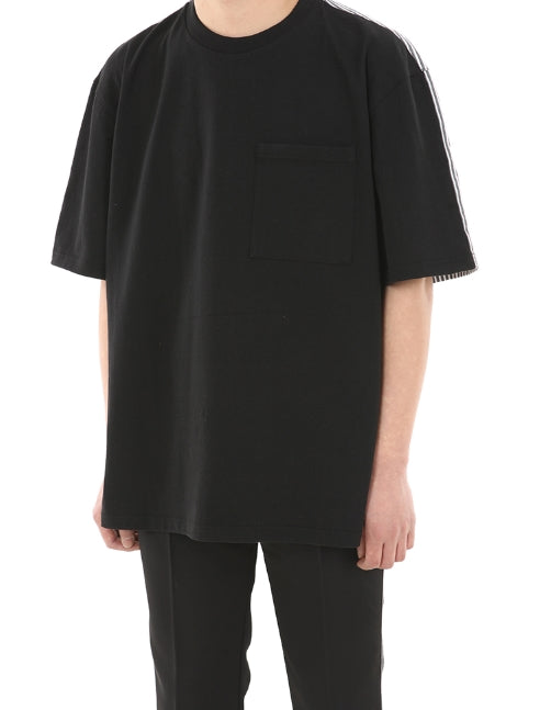 ランベルシオ(LANG VERSIO) 242 Unbalanced shirt short sleeve tee