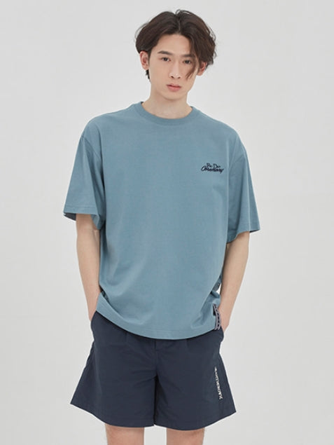 ロマンティッククラウン(ROMANTIC CROWN)  FRIDAY GRAPHIC TEE_LIGHT BLUE