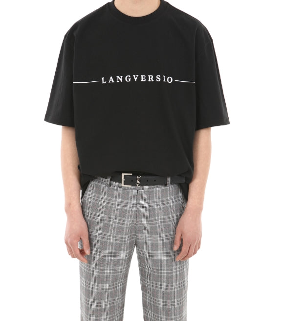 ランベルシオ(LANG VERSIO) 237 logo T-shirts