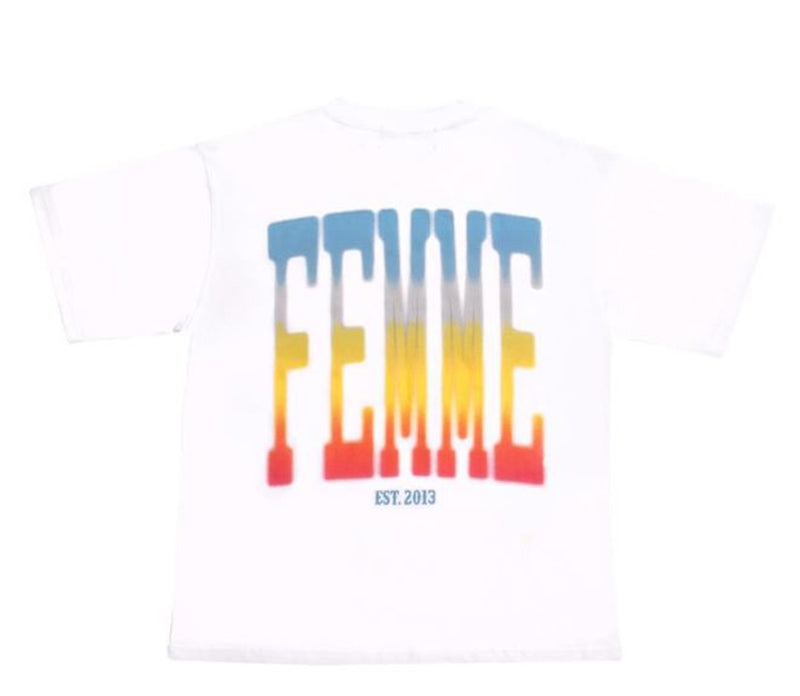 HOMME PLUS FAMME (オムファム)   TWILIGHT TEE WHITE
