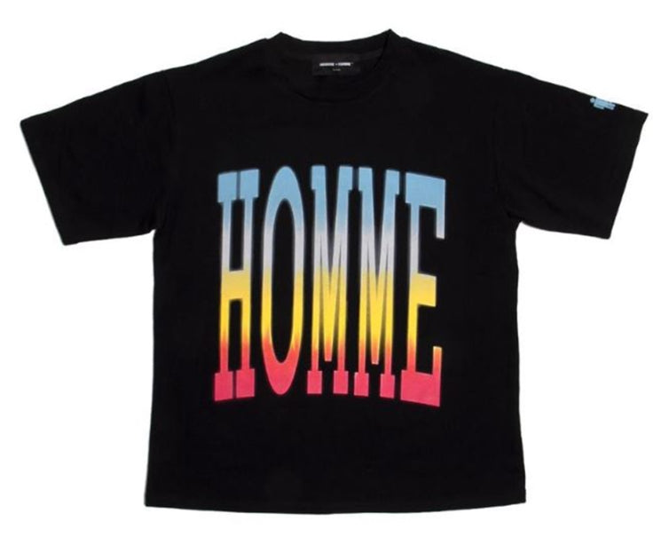HOMME PLUS FAMME (オムファム)    TWILIGHT TEE BLACK