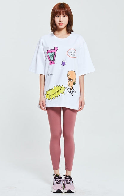 アクメドラビ(acme' de la vie) ADLV DESIGN BY BOM (MOOD) T-SHIRT