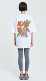 アクメドラビ(acme' de la vie)  ADLV ORANGE GRAFFITI T-SHIRT