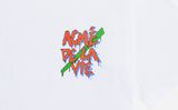アクメドラビ(acme' de la vie)  ADLV ORANGE GRAFFITI T-SHIRT