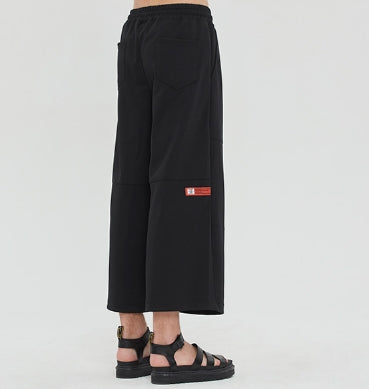 ベドインベド(BADINBAD)  WIDE TRACK PANTS_BLACK