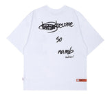 ベドインベド(BADINBAD)  SCRIBE LOGO TEE_WHITE