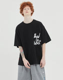 ベドインベド(BADINBAD)  SCRIBE LOGO TEE_BLACK