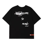 ベドインベド(BADINBAD)  SCRIBE LOGO TEE_BLACK