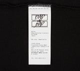 ベドインベド(BADINBAD)  DOCUMENT GRAPHIC TEE_BLACK