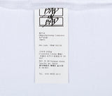 ベドインベド(BADINBAD)  DOCUMENT GRAPHIC TEE_WHITE