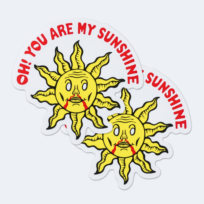 ワンダービジター(WONDER VISITOR) Sun face Sticker