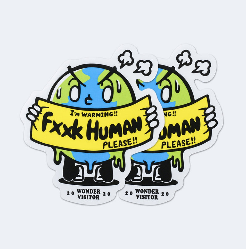 ワンダービジター(WONDER VISITOR) Melting earth sticker