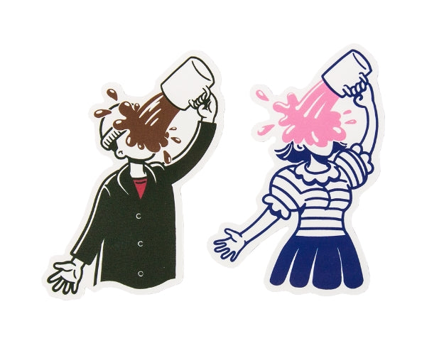 ワンダービジター(WONDER VISITOR) Coffee People Sticker