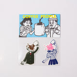 ワンダービジター(WONDER VISITOR) Coffee People Sticker