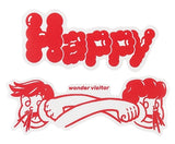 ワンダービジター(WONDER VISITOR) Happy Sticker