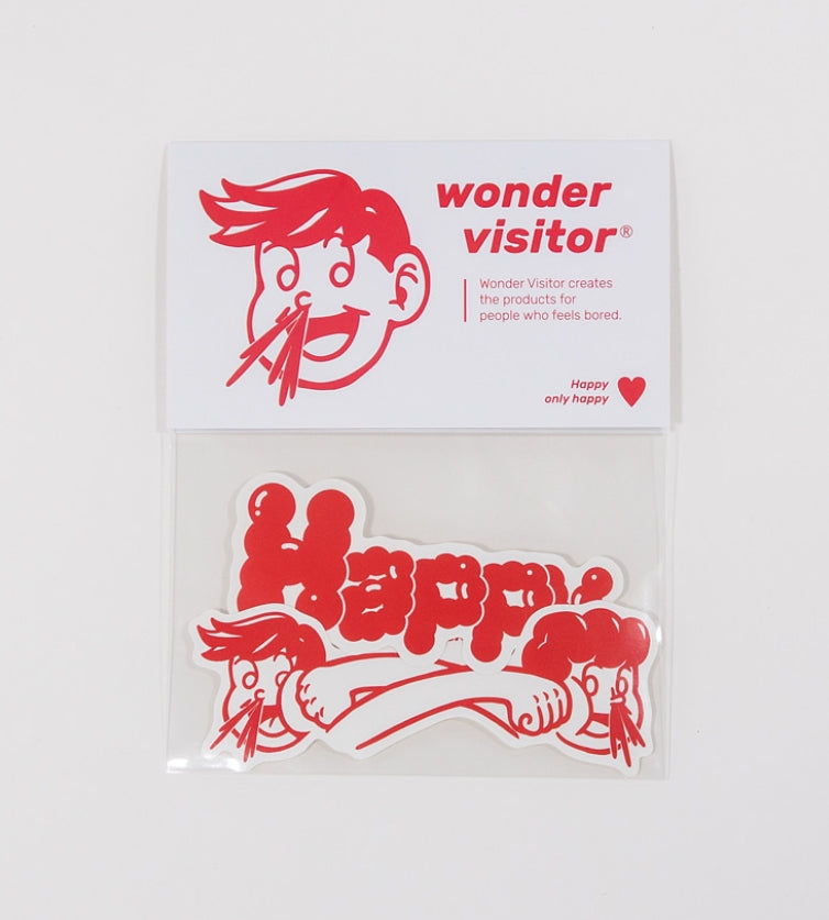 ワンダービジター(WONDER VISITOR) Happy Sticker