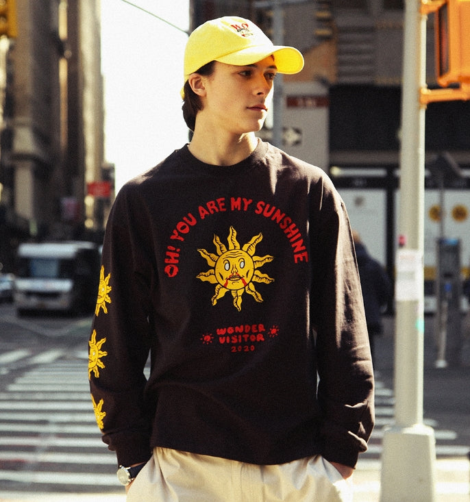 ワンダービジター(WONDER VISITOR) 2020 Signature ball-cap [washed yellow]