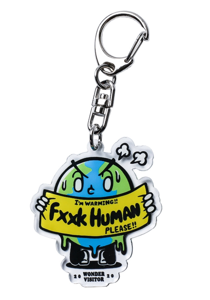 ワンダービジター(WONDER VISITOR) Melting earth keyring