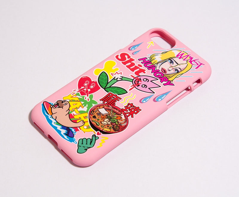 ワンダービジター(WONDER VISITOR) iPHONE case - Pink