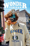 ワンダービジター(WONDER VISITOR) Danger bear vintage print Sweatshirt
