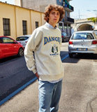 ワンダービジター(WONDER VISITOR) Danger bear vintage print Sweatshirt