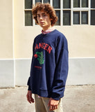 ワンダービジター(WONDER VISITOR) Monster vintage print Sweatshirt