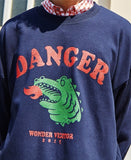 ワンダービジター(WONDER VISITOR) Monster vintage print Sweatshirt