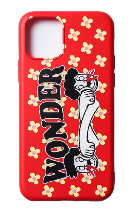 ワンダービジター(WONDER VISITOR) 2020 Signature Iphone Soft case [Red]
