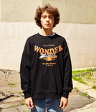 ワンダービジター(WONDER VISITOR) Fine skull vintage print Sweatshirt