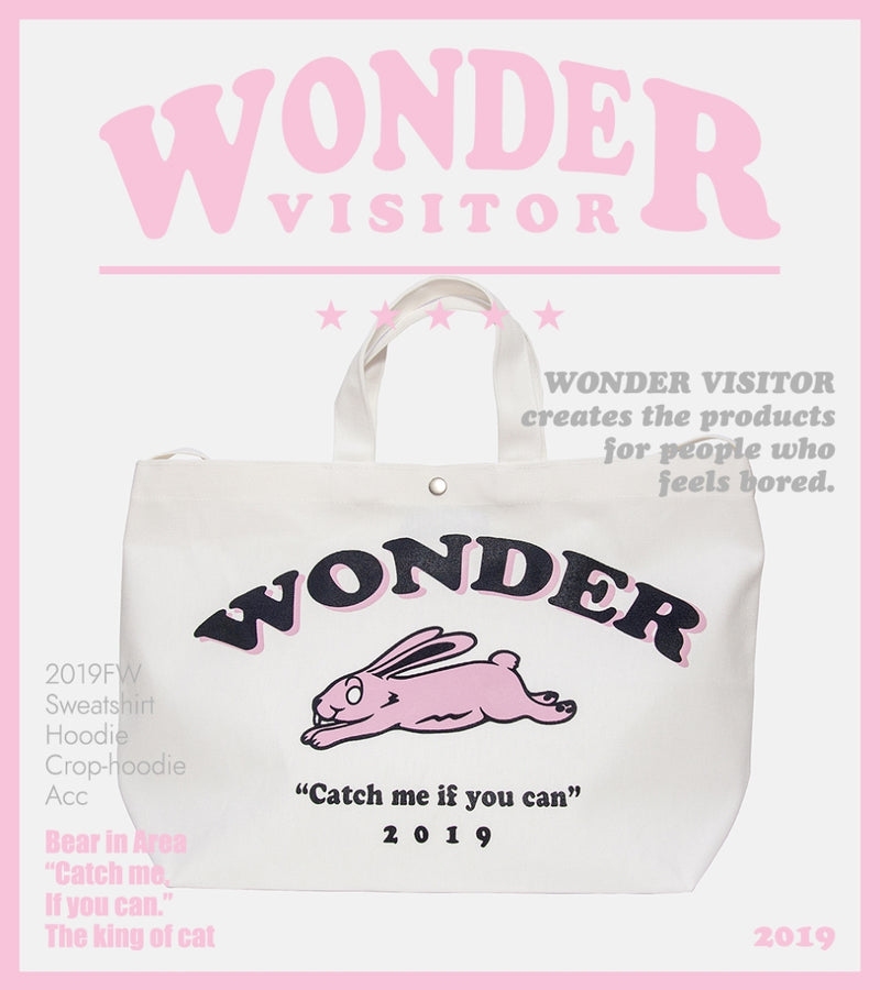 ワンダービジター(WONDER VISITOR) Rabbit canvas cross bag
