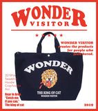 ワンダービジター(WONDER VISITOR) Lion canvas cross bag