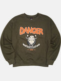 ワンダービジター(WONDER VISITOR) Buffalo vintage print Sweatshirt