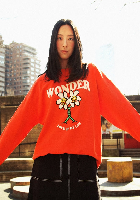 ワンダービジター(WONDER VISITOR) Lover Sweat-shirt