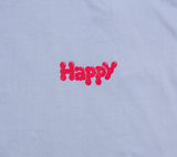 ワンダービジター(WONDER VISITOR) Happy cross punch T shirt - Light blue