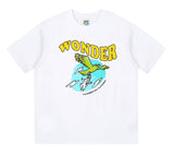 ワンダービジター(WONDER VISITOR) Flying rabbit T-shirt