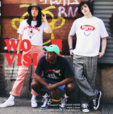 ワンダービジター(WONDER VISITOR) Justice & love T-shirt