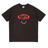 ワンダービジター(WONDER VISITOR) 2020 Happy T-shirt [Charcoal grey]