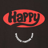 ワンダービジター(WONDER VISITOR) 2020 Happy T-shirt [Charcoal grey]