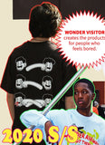 ワンダービジター(WONDER VISITOR) 2020 Happy T-shirt [Charcoal grey]