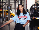 ワンダービジター(WONDER VISITOR) 2020 Signature T-shirt [Light blue]