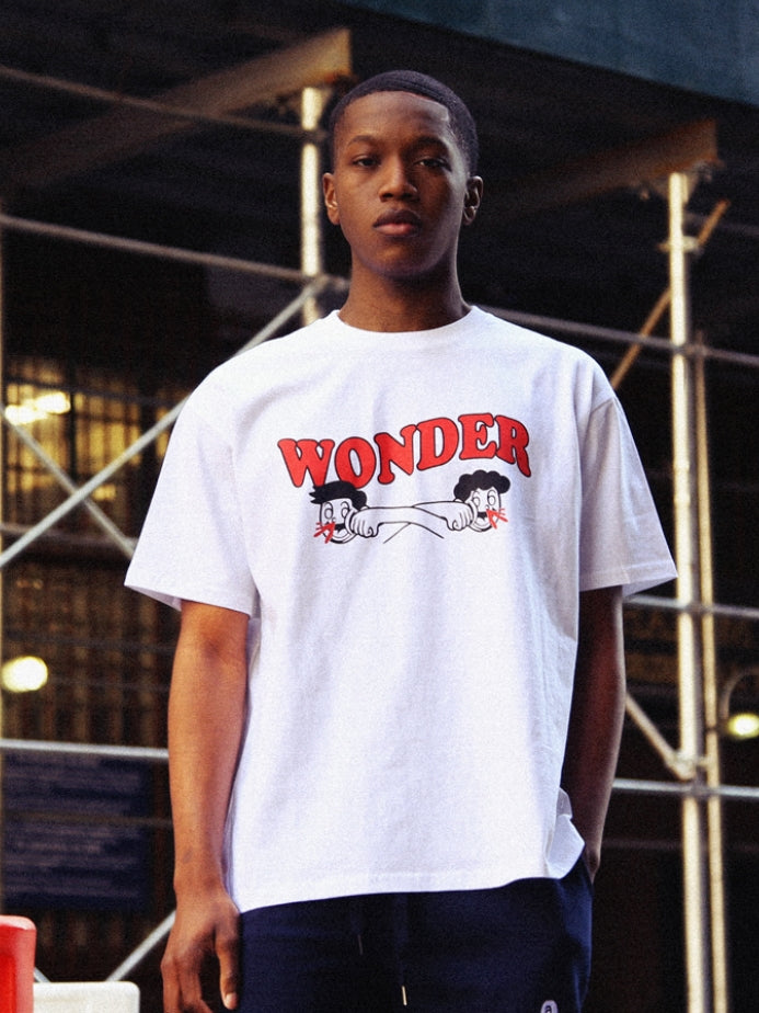 ★ WONDER VISITOR★ Decomposition Overfit Tshirt White m103 ワンダービジター(WONDER VISITOR) 2020 Signature T-shirt