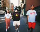 ワンダービジター(WONDER VISITOR) Sun face L/SL T-shirt