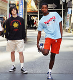 ワンダービジター(WONDER VISITOR) Sun face L/SL T-shirt