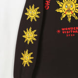 ワンダービジター(WONDER VISITOR) Sun face L/SL T-shirt