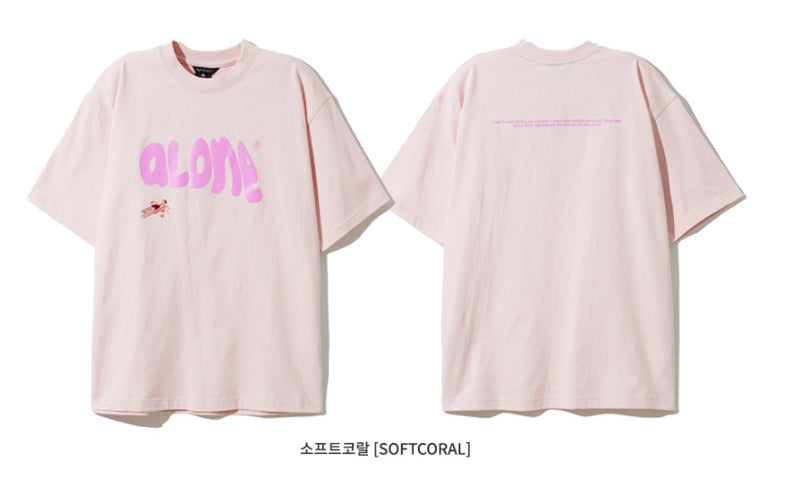 ダブルユーブイプロジェクト(WV PROJECT) LAZY SHORT SLEEVE SOFT CORAL JJST7379