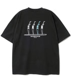 ダブルユーブイプロジェクト(WV PROJECT) Surfers SHORT SLEEVE T-SHIRT BLACK MJST7381