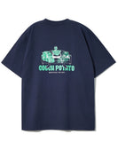 ダブルユーブイプロジェクト(WV PROJECT) Couch SHORT SLEEVE T-SHIRT NAVY SYST7377