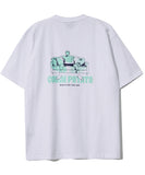 ダブルユーブイプロジェクト(WV PROJECT) Couch SHORT SLEEVE T-SHIRT WHITE SYST7377